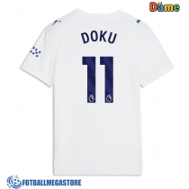 Fotballdrakt Dame Manchester City Jeremy Doku #11 Tredjedrakt 2026-27 Kortermet